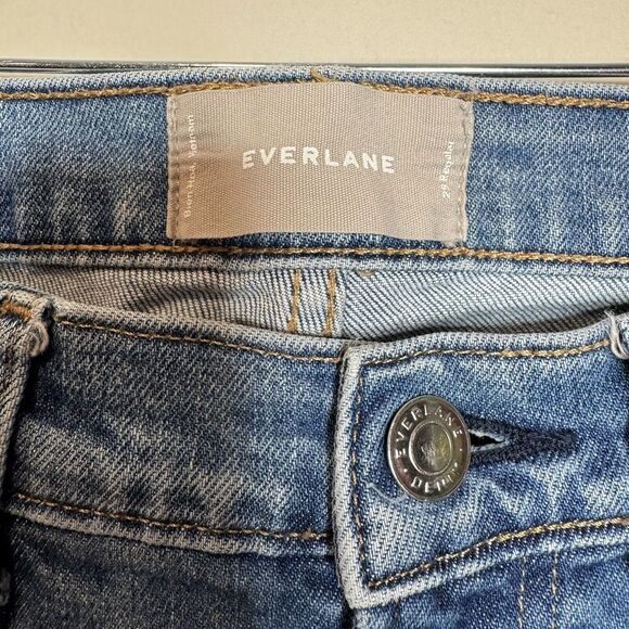 Everlane Womens High Rise Skinny Jeans 28 Blue Medium Wash Authentic Stretch - Picture 5 of 11
